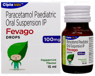 Fevago 100Mg Peppermint Flavour Oral Drops 15Ml